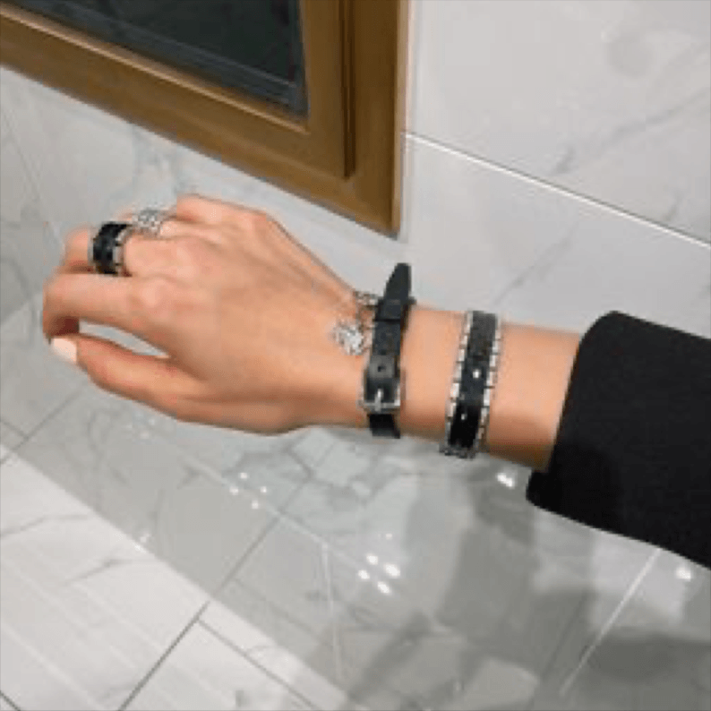 Black Ceramic Bracelet (sample sale)  IceLink   